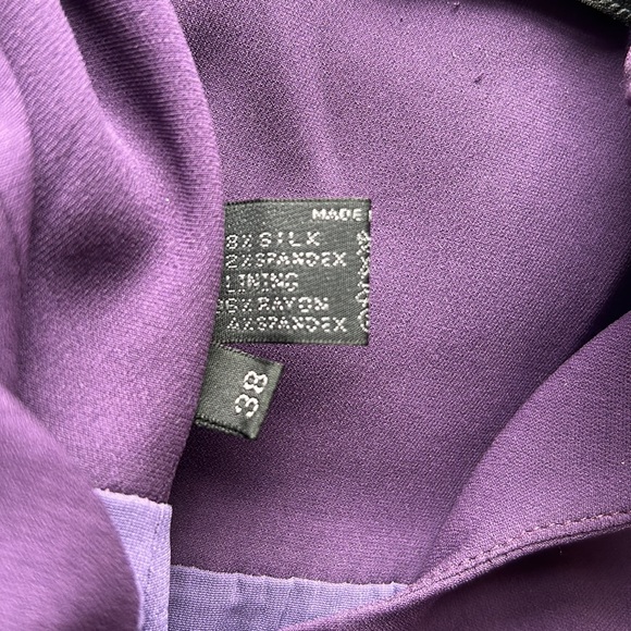 Vintage 90’s Prada Purple silk midi Slip Dress size 38/ US 4 - Picture 9 of 16